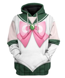 Gearhuman 3D Sailor Jupiter Custom Tshirt Hoodie Apparel CC15124 3D Apparel Hoodie S 
