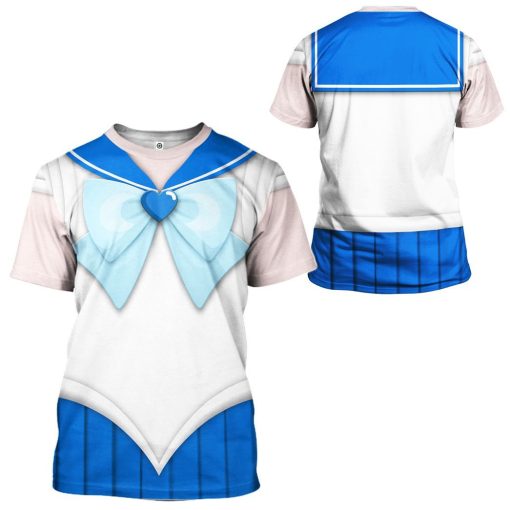 Gearhuman 3D Sailor Mercury Custom Tshirt Hoodie Apparel CC15122 3D Apparel