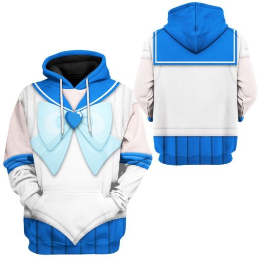 Gearhuman 3D Sailor Mercury Custom Tshirt Hoodie Apparel CC15122 3D Apparel