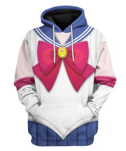 Gearhuman 3D Sailor Moon Custom Tshirt Hoodie Apparel CC15121 3D Apparel Hoodie S