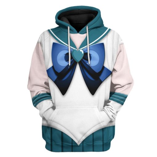 Gearhumans 3D Sailor Neptune Custom Tshirt Hoodie Apparel 1 Gearhuman 3D Sailor Neptune Custom Tshirt Hoodie Apparel CC15128 3D Apparel Hoodie S