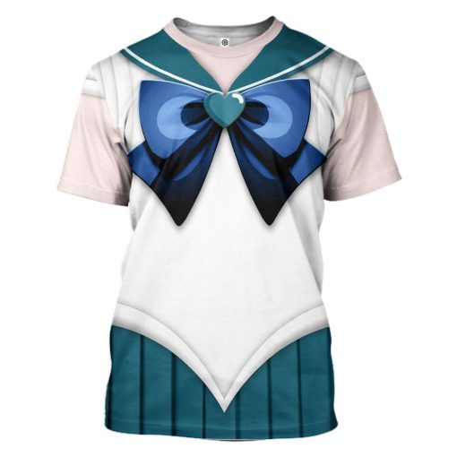 Gearhumans 3D Sailor Neptune Custom Tshirt Hoodie Apparel 3 Gearhuman 3D Sailor Neptune Custom Tshirt Hoodie Apparel CC15128 3D Apparel T-Shirt S