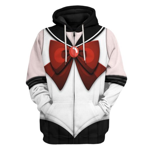 Gearhuman 3D Sailor Pluto Custom Tshirt Hoodie Apparel CC15126 3D Apparel Zip Hoodie S