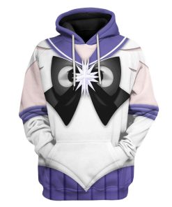 Gearhuman 3D Sailor Saturn Custom Tshirt Hoodie Apparel CC15129 3D Apparel Hoodie S 