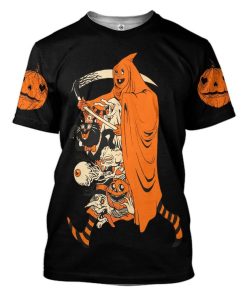Gearhuman 3D Saint Halloween Custom Tshirt Apparel GV10092 3D T-shirt T-Shirt S 
