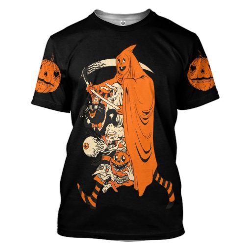 Gearhuman 3D Saint Halloween Custom Tshirt Apparel GV10092 3D T-shirt T-Shirt S