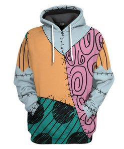 Gearhuman 3D Sally The Nightmare Before Christmas Halloween Custom Hoodie Apparel GV21081 3D Custom Fleece Hoodies Hoodie S 