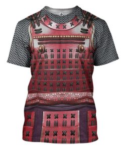 Gearhuman 3D Samurai Armor Custom Tshirt Apparel GW210812 3D T-shirt T-Shirt S 
