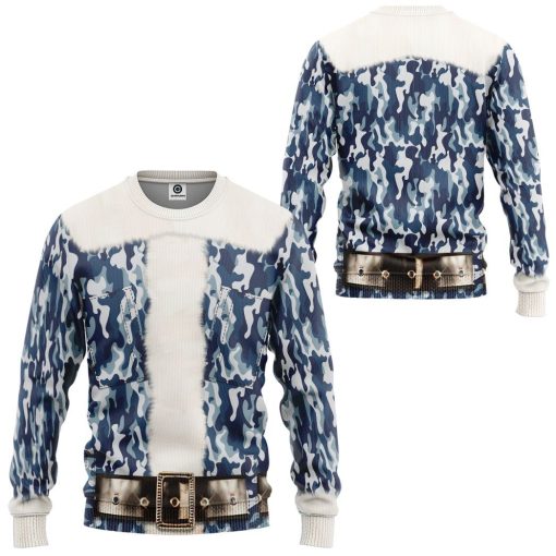 Gearhumans 3D Santa Claus Camoflauge Custom Tshirt Hoodie Apparel 6 Gearhuman 3D Santa Claus Camoflauge Custom Tshirt Hoodie Apparel CW28106 3D Apparel