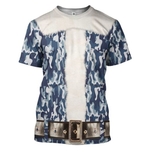 Gearhumans 3D Santa Claus Camoflauge Custom Tshirt Hoodie Apparel 3 Gearhuman 3D Santa Claus Camoflauge Custom Tshirt Hoodie Apparel CW28106 3D Apparel T-Shirt S