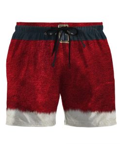 Gearhuman 3D Santa Claus Custom Beach Short Swim Trunk GW12109 Men Shorts Men Shorts S 
