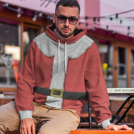 Gearhuman 3D Santa Claus Custom Hoodie Apparel GW29092 3D Apparel