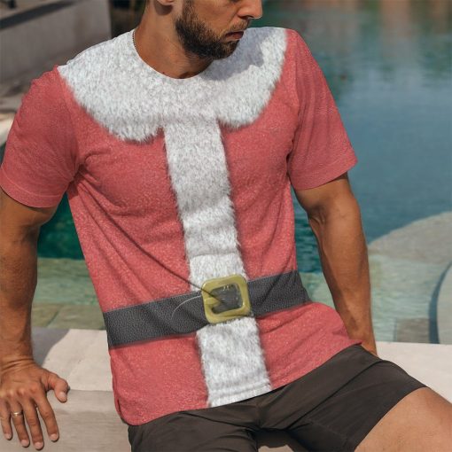 Gearhuman 3D Santa Claus Custom Tshirt Apparel GW29092 3D T-shirt