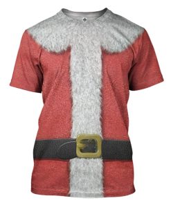 Gearhuman 3D Santa Claus Custom Tshirt Apparel GW29092 3D T-shirt T-Shirt S 
