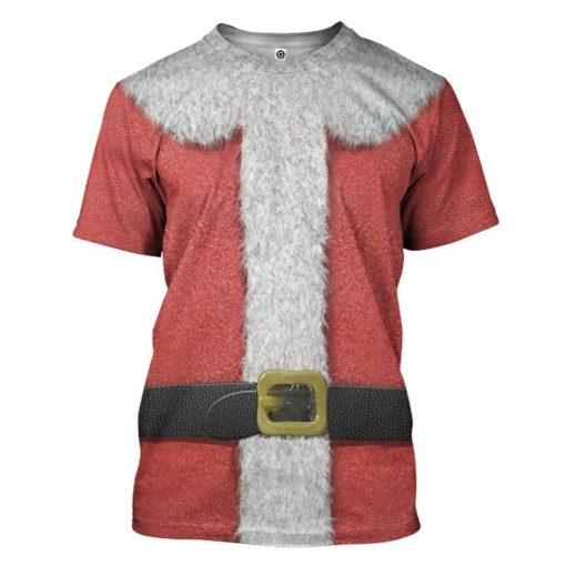 Gearhuman 3D Santa Claus Custom Tshirt Apparel GW29092 3D T-shirt T-Shirt S