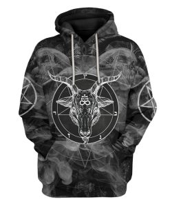 Gearhuman 3D Satanic Not Today Jesus Custom Hoodie Apparel GW30094 3D Apparel Hoodie S 