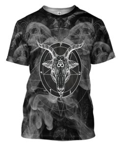 Gearhuman 3D Satanic Not Today Jesus Custom Tshirt Apparel GW30094 3D T-shirt T-Shirt S 
