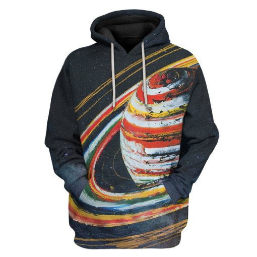 Gearhuman 3D Saturn Custom Hoodie Apparel GC28095 3D Apparel Hoodie S