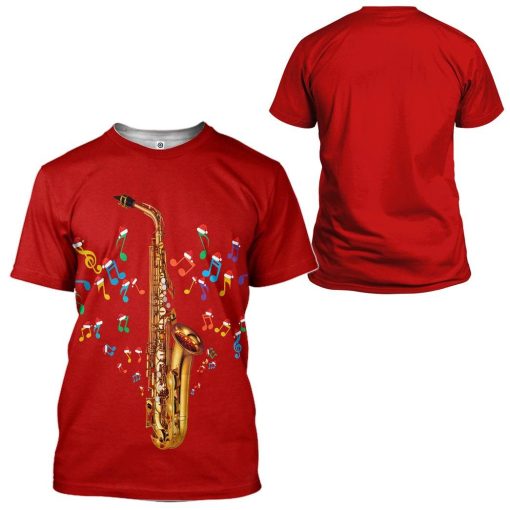 Gearhuman 3D Saxophone Custom Tshirt Apparel GX03115 3D Apparel