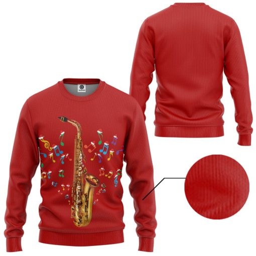 Gearhuman 3D Saxophone Custom Tshirt Apparel GX03115 3D Apparel