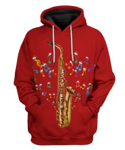 Gearhuman 3D Saxophone Custom Tshirt Apparel GX03115 3D Apparel Hoodie S 