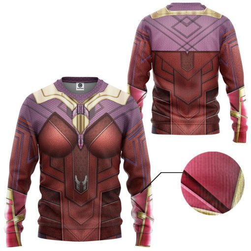 Gearhuman 3D Scarlet Witch Costume Custom Tshirt Hoodie Apparel CW17121 3D Apparel