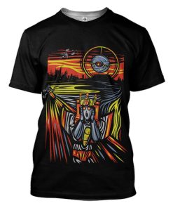 Gearhuman 3D Scream Painting Star Wars Custom Tshirt Apparel GC28094 3D T-shirt T-Shirt S 