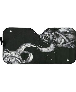 Gearhuman 3D Scuba Diving Astronaut Finger Touch Auto Sunshade ZK0706211 Auto Sunshade 57''x27.5'' 