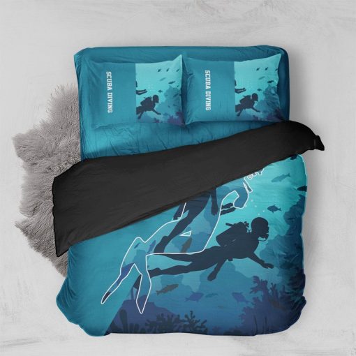 Gearhuman 3D Scuba Diving Custom Bedding Set GV06111 Bedding Set
