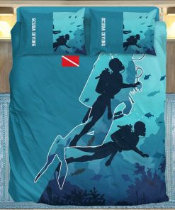 Gearhuman 3D Scuba Diving Custom Bedding Set GV06111 Bedding Set Twin 3PCS 