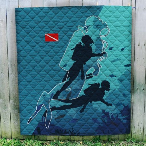 Gearhuman 3D Scuba Diving Custom Quilt GV06112 Quilt