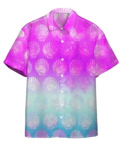 Gearhuman 3D Sea Shell Color Hawaii Shirt ZC0306217 Hawai Shirt Short Sleeve Shirt S 