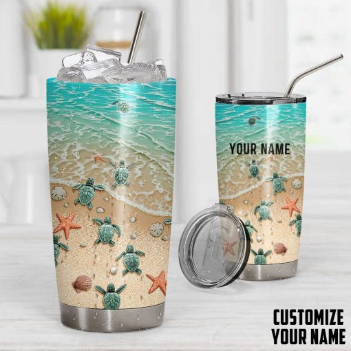 Gearhuman 3D Sea Turtle Custom Name Tumbler GB20015 Tumbler