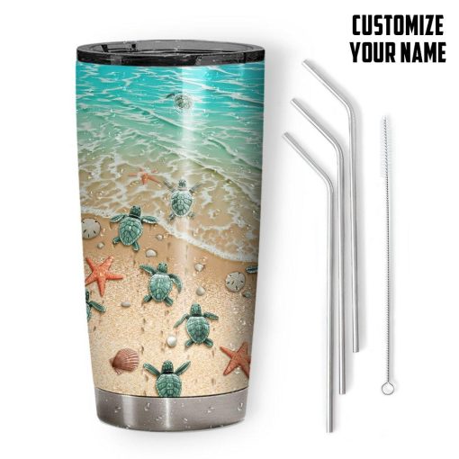 Gearhuman 3D Sea Turtle Custom Name Tumbler GB20015 Tumbler