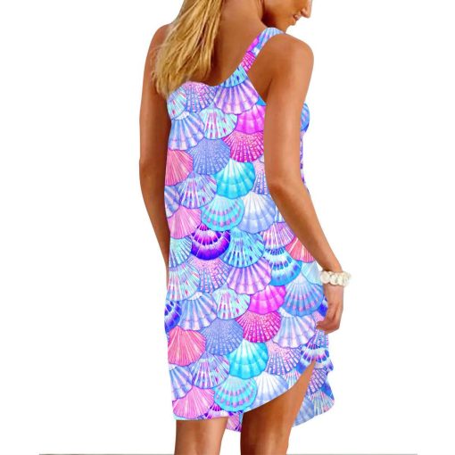 Gearhuman 3D Seashells Hawaii Shirt ZZ2506213 Beach Dress