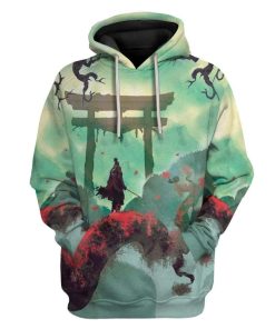 Gearhuman 3D Sekiro Shadows Custom Hoodies Apparel GA26023 3D Custom Fleece Hoodies Hoodie S 