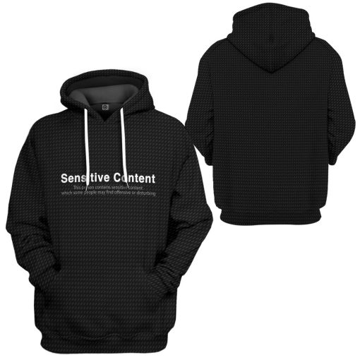Gearhuman 3D Sensitive Content Custom Hoodie Apparel GQ15091 3D Custom Fleece Hoodies