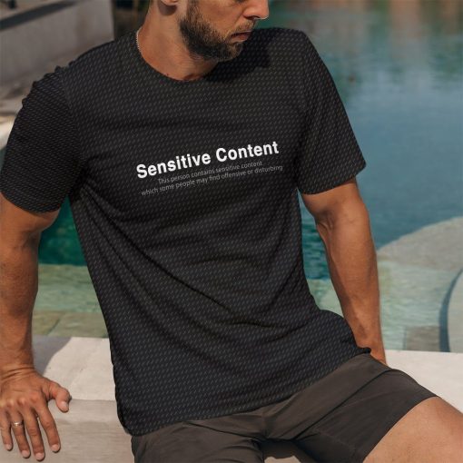 Gearhuman 3D Sensitive Content Custom Tshirt Apparel GQ15091 3D T-shirt