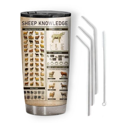 Gearhuman 3D Sheep Knowledge Giveashitometer Custom Tumbler GB01026 Tumbler