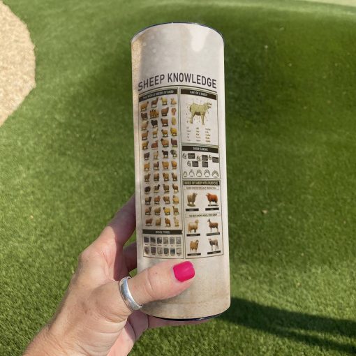 Gearhuman 3D Sheep Knowledge Giveashitometer Custom Tumbler GB01026 Tumbler