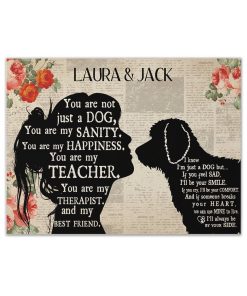 Gearhuman 3D Sheepadoodle My Best Friend Custom Name Canvas GW260142 Canvas 1 Piece Non Frame M