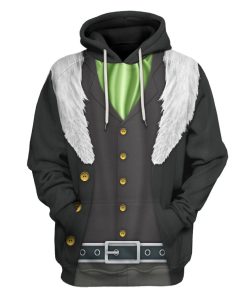 Gearhuman 3D Shichibukai Crocodile One Piece Costume Custom Tshirt Hoodie Apparel GK151211 3D Apparel Hoodie S 
