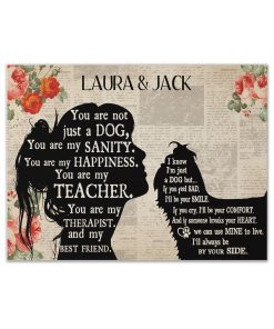 Gearhuman 3D Shih Tzu My Best Friend Custom Name Canvas GW260110 Canvas 1 Piece Non Frame M