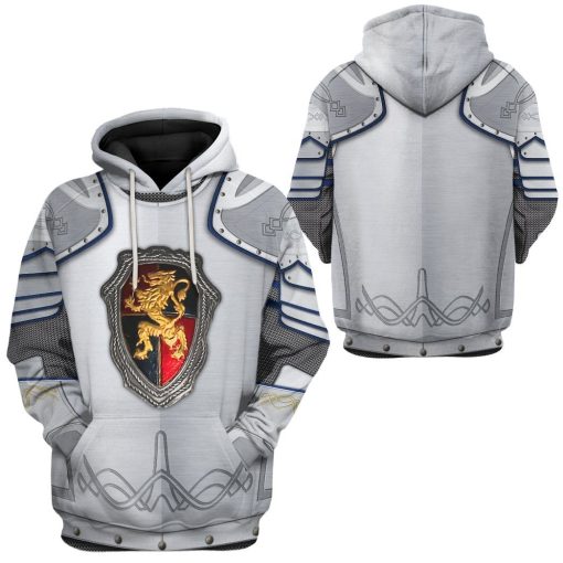 Gearhuman 3D Sir Lancelot Custom Hoodie Apparel GW20081 3D Custom Fleece Hoodies