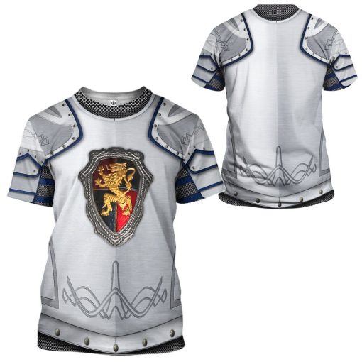 Gearhuman 3D Sir Lancelot Custom Tshirt Apparel GW20081 3D T-shirt