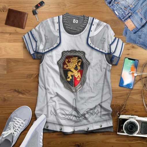 Gearhuman 3D Sir Lancelot Custom Tshirt Apparel GW20081 3D T-shirt