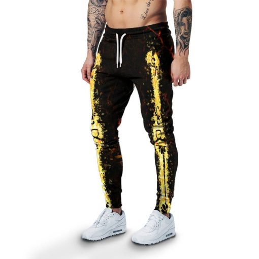 Gearhuman 3D Skeleton Custom Sweatpants Apparel GC21093 Sweatpants Sweatpants S