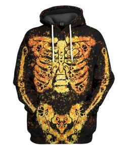 Gearhuman 3D Skeleton Hoodie Apparel GC21092 3D Apparel Hoodie S 