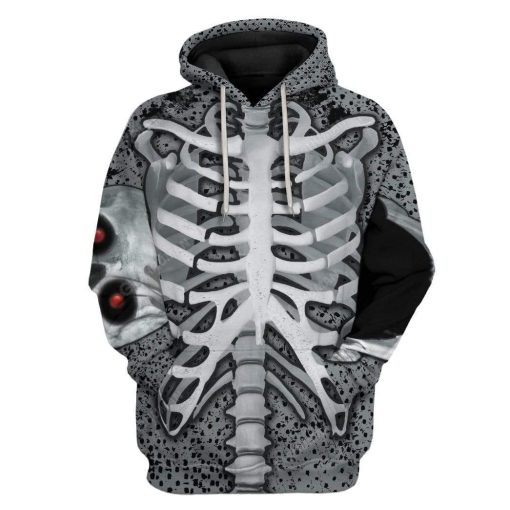 GearHuman 3D Skeleton Hoodie TShirt Apparel SK-QM29111919 3D Custom Fleece Hoodies Hoodie S