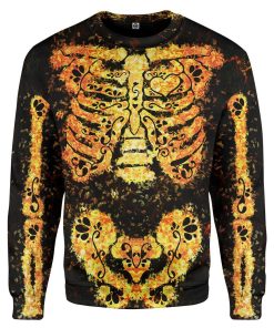 Gearhuman 3D Skeleton Sweatshirt Apparel GC21092 Sweatshirt Sweatshirt S 